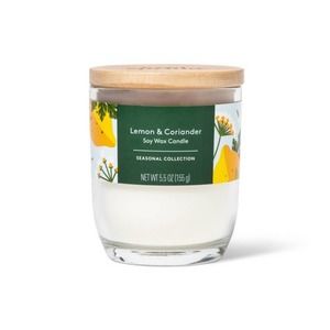 Flame Candle - Lemon and Coriander 5.5oz Everspring